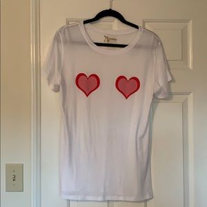 Show Me Your Mumu Tee, Hearts